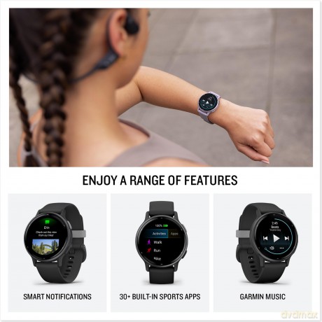Garmin - vivoactive 5, GPS, WiFi, Orchid/Orchid Metallic