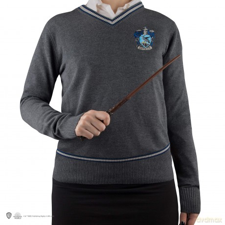 Harry Potter - Ravenclaw - Grey Knitted Sweater - Large