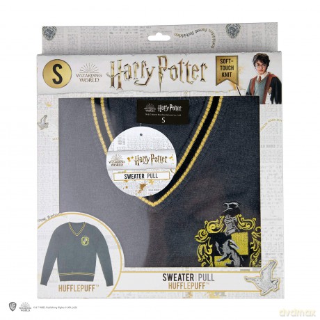 Harry Potter - Hufflepuff - Grey Knitted Sweater - Small
