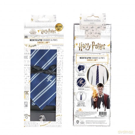 Harry Potter - Ravenclaw - Deluxe Tie with metal pin