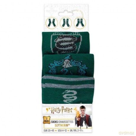 Harry Potter - Slytherin - 3 pairs of Socks