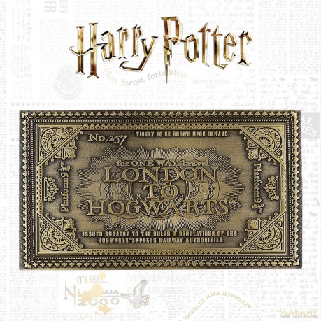 Harry Potter Limited Edition Replica Hogwarts Express Train Ticket