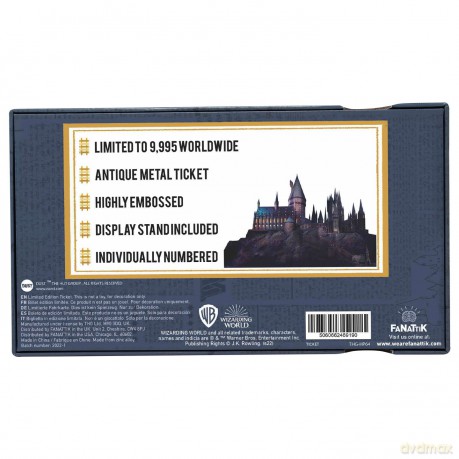 Harry Potter Limited Edition Replica Hogwarts Express Train Ticket
