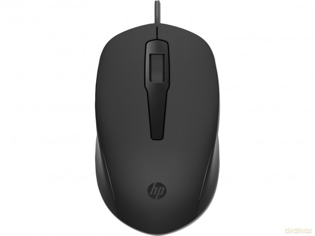 HP - 150 Wired Mouse, Black