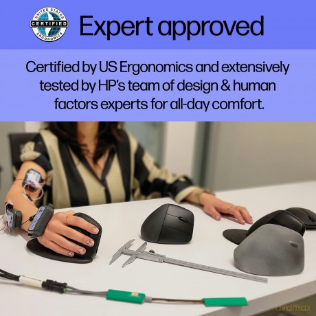 HP - 920 Ergonomic Vertical Wireless Mouse