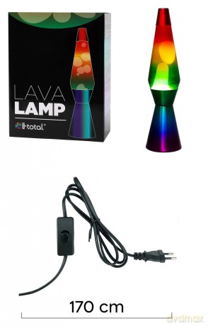iTotal - Lava Lamp 36 cm - Rainbow (XL1767)