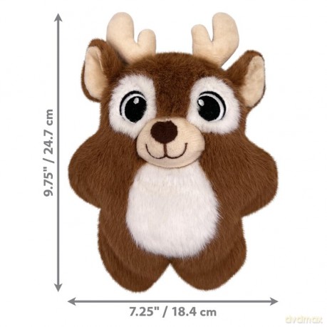 KONG Holiday Snuzzles Reindeer Md 25x18 cm