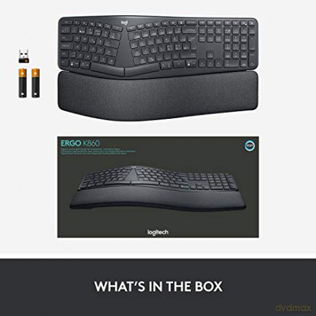 Logitech - ERGO K860 Graphite NORDIC