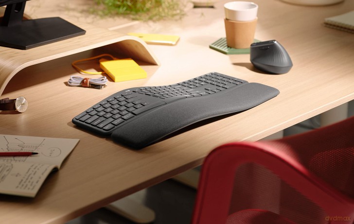 Logitech - ERGO K860 Graphite NORDIC