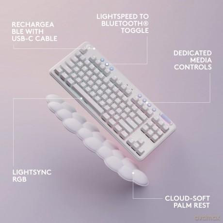 Logitech - G715 - Wireless Gaming Keyboard - Nordic Layout