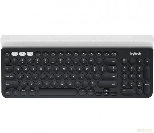 Logitech - K780 Multi-Device Wireless Keyboard, Grey/White
