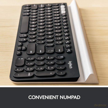 Logitech - K780 Multi-Device Wireless Keyboard, Grey/White