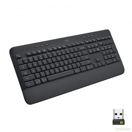 Logitech - Signature K650 Keyboard (Nordic) - Graphite