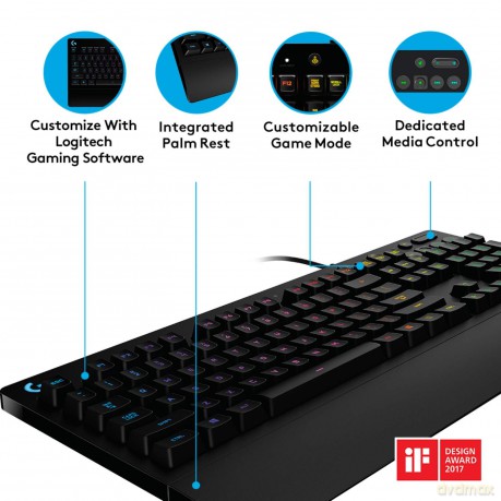 Logitech G213 Prodigy Gaming Keyboard