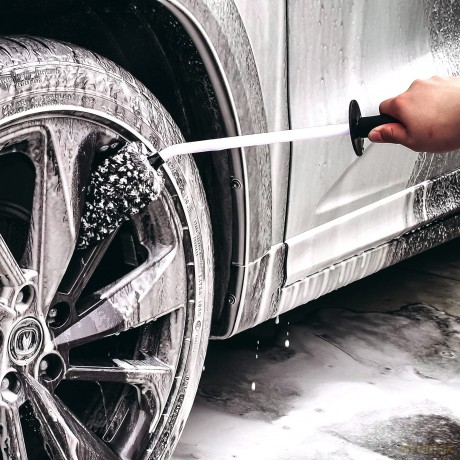 MaxShine 45 Degree Angle Microfiber Wheel Brush