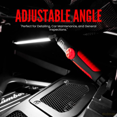 Maxshine Ultra Bright Rechargeable Foldable Paint Inspection Light/Swirl Finder