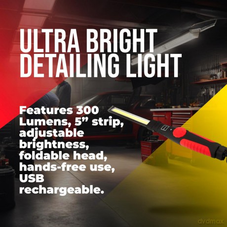 Maxshine Ultra Bright Rechargeable Foldable Paint Inspection Light/Swirl Finder