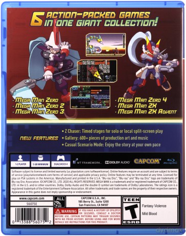 Mega Man Zero/ZX Legacy Collection [GRA PS4]