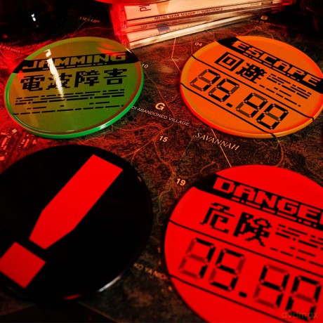 Metal Gear Solid Set of 4 Metal Coasters