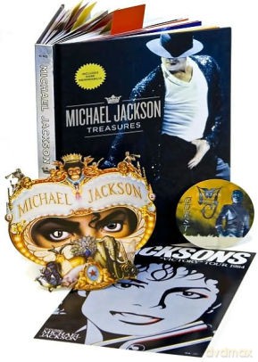 Michael Jackson Treasures - In Memory of - An amazing book with memobilia - książka w języku duńskim [CD]