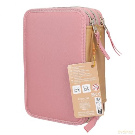 Miss Melody - Triple Pencil Case DUSTY ROSE