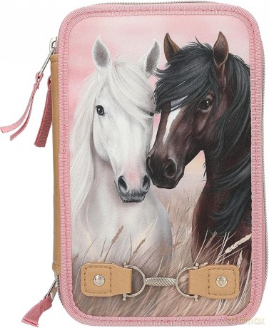 Miss Melody - Triple Pencil Case DUSTY ROSE