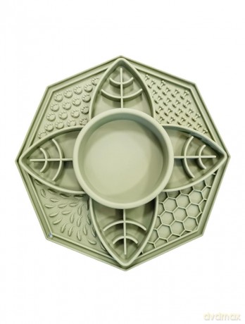 Nordic paws - Lickmat 2in1 - Green - 28x26,5cm