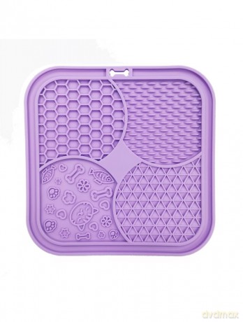 Nordic paws - Lickmat for Cat - Lily - Purple - 20x20cm
