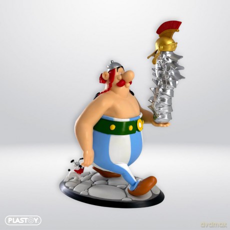 Obelix Stack Of Helmets And Dogmatix Figurine [FIGURKA]