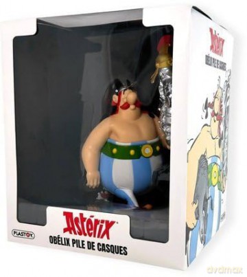 Obelix Stack Of Helmets And Dogmatix Figurine [FIGURKA]
