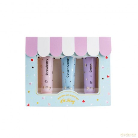 Oh Flossy - Natural Lip Gloss Set - Set of 3 - FL030346