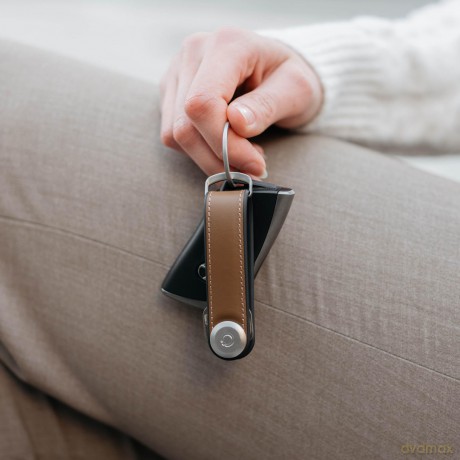 Orbitkey - Hybrid Leather Key Organiser - Acorn