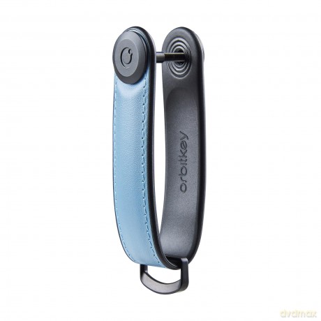Orbitkey - Hybrid Leather Key Organiser - Lake Blue