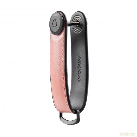 OrbitKey - Hybrid Leather Key Organiser - Pastel Pink