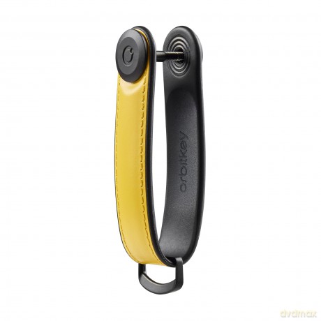 OrbitKey - Hybrid Leather Key Organiser - Solar Yellow