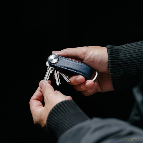 Orbitkey - Key Organiser Pro Leather - Sapphire