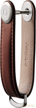 Orbitkey - Leather Key Organiser - Espresso/Brown