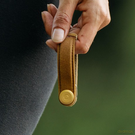 Orbitkey - Waxed Canvas Key Organiser - Golden Sand