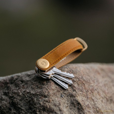 Orbitkey - Waxed Canvas Key Organiser - Golden Sand