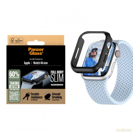 PanzerGlass - Screen Protector Apple Watch 10 - 45MM - FullBody Slim - Black