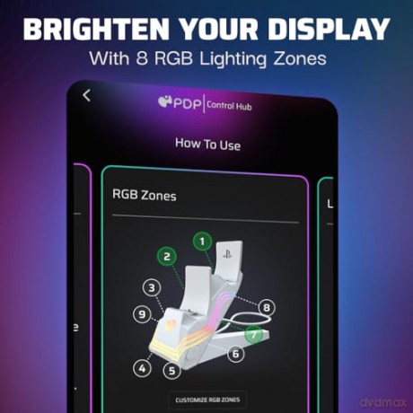PDP Afterglow Wave Dual Charger White