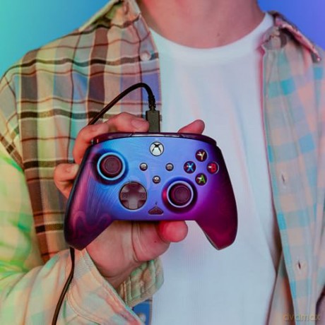 PDP Rematch Wired Controller - Purple Fade