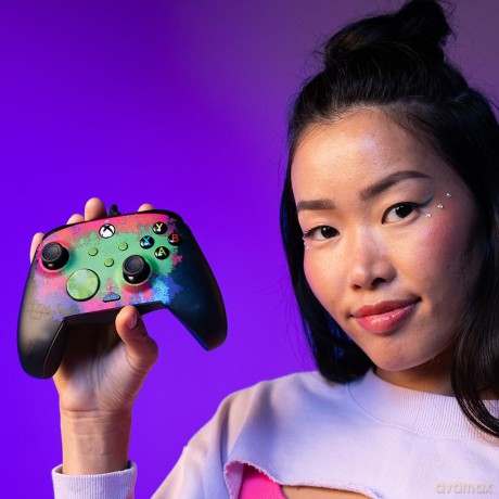 PDP Rematch Wired Controller Glow Space Dust Xbox