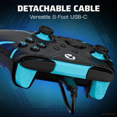 PDP Rematch Wired Controller Titan Steel GLOW Xbox