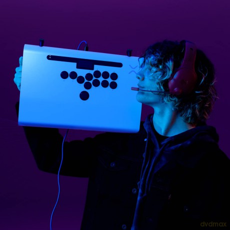 PDP Victrix Pro FS-12 Arcade Fight Stick Purple Licensed