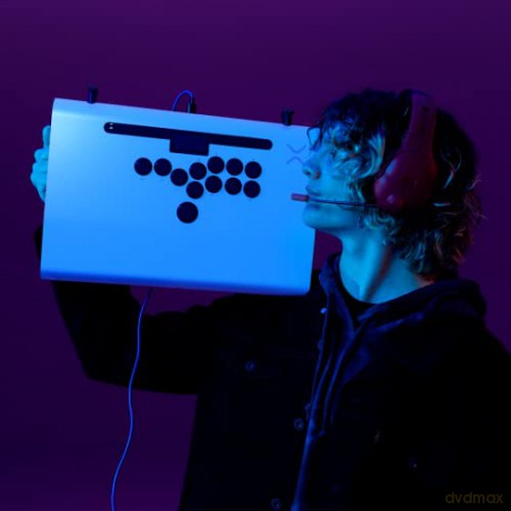 PDP Victrix Pro FS-12 Arcade Fight Stick Purple Licensed
