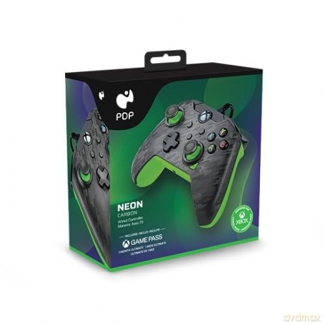 PDP Wired Controller Xbox Series X Carbon - Neon (Green)