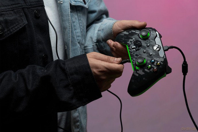 PDP Wired Controller Xbox Series X Carbon - Neon (Green)