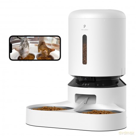 Petlibro - Granary Camera Dual Food Tray - White - 5L