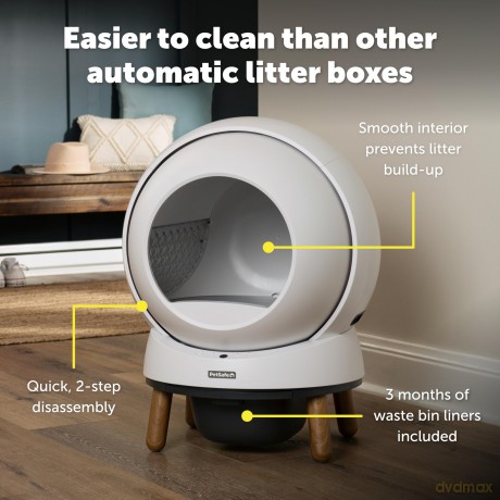 Petsafe - Ecom Smartspin Auto catLitter Box robot